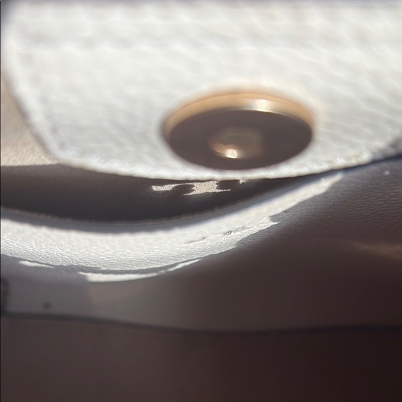 Tory Burch Cream Mini Bag with Logo and Crossbody Strap - Picture 9 of 12